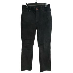 L.L. Bean Black Corduroy Favorite Fit Pants‎ size 8 Regular NWOT